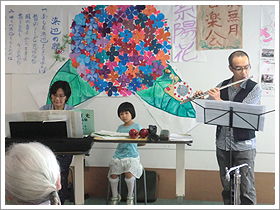 東京都日野市 ピアノ教室 ゆう ボランティア演奏